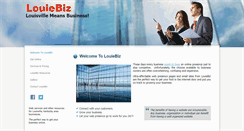 Desktop Screenshot of louiebiz.com